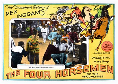 The Four Horsemen of the Apocalypse! A Silent Masterpiece Starring Rudolph Valentino and Exploring Love and War?